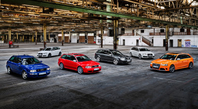 Sărbătoare la Ingolstadt! Audi celebrează 25 de ani de la lansarea primului model RS - Photo