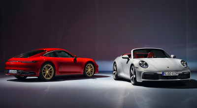 (FOTO) Porsche publică primele imagini și detalii referitoare la noile 911 Carrera și 911 Carrera Cabrio! - Photo