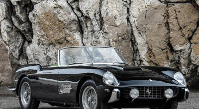 (FOTO) Decapotabila de milioane! Unul dintre cele doar patru exemplare Ferrari 250 GT Series I Cabriolet, se pregătește să fie vândut - Photo