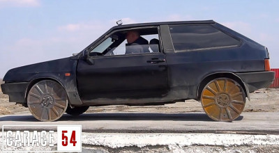 (VIDEO) Rușii uimesc din nou! Capace de canalizare în loc de roți? De ce nu? - Photo