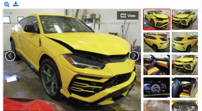 Licitează pentru un Lamborghini Urus accidentat. Poate vei fi chiar tu noul proprietar - Photo