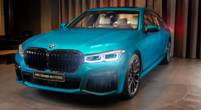 Luxos pe interior și sport pe exterior. Așa arată un M760Li din Abu Dhabi în culoarea Atlantis Blue - Photo