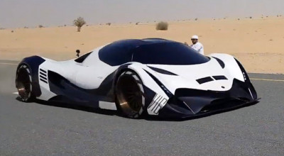 (VIDEO) Arabii și-au scos supercarul de 5.000 CP pe drumurile publice, pentru a băga frica în Bugatti! - Photo