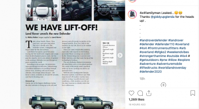 Exclusiv! Imagini inedite cu noul Land Rover Defender! Vezi cum arată legendarul vehicul de teren în varianta modernă - Photo