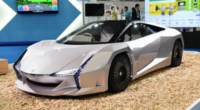 (FOTO) Nano Cellulose Vehicle: Conceptul construit din plante și deșeuri agricole! - Photo