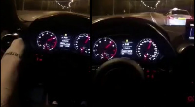 VIDEO: Avem un nou erou. Cu picioarele pe volan, la depășire pe contrasens, cu 120kmh, prin oraș! - Photo