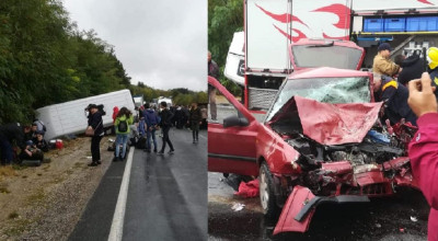 (VIDEO) Accident grav la Ialoveni! 21 de persoane au fost rănite după ce un microbuz s-a ciocnit cu o mașină! - Photo