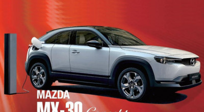 Mazda publică prima imagine a modelului MX-30! Primul vehicul electric al niponilor debutează peste 24 de ore - Photo