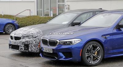 BMW M5 F90 trece prin facelift deja! Îi vor mări oare grilele? - Photo
