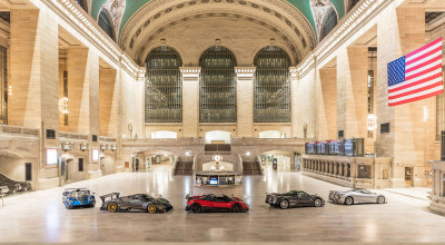 (FOTO) Gara Centrală din New York transformată în muzeul Pagani pentru trei zile! - Photo