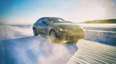 BMW i4, un Gran Coupe electric de 530 CP și 600 km autonomie, a început testele - Photo