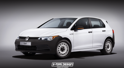 Volkswagen Golf 8 în cea mai săracă echipare! Vezi cum ar putea arăta cel mai vândut hatchback din Europa - Photo