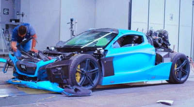 Crash Test cu Rimac C-Two, 1900 CP și 1.7 milioane de euro, făcute țăndări - Photo