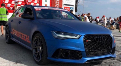 (VIDEO) Ucraineii se laudă cu un Audi RS6 mai rapid decât Bugatti! De la zero la o sută în 2.5 secunde! - Photo