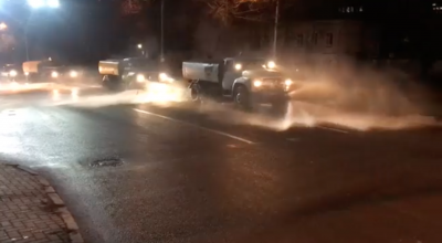 (VIDEO) Ion Ceban: Exdrupo a spălat străzile cu cinci autospeciale pentru ca traseele principale să fie curate - Photo