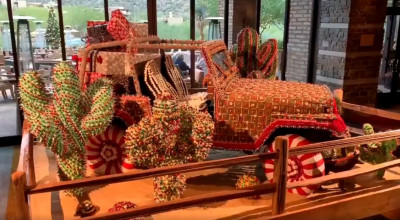 (VIDEO) Caroserie din turtă dulce și roți din caramelă! Vezi cum arată cel mai dulce Jeep Wrangler - Photo