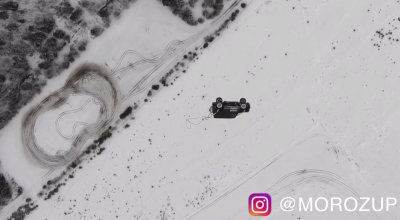 Oare cum arată un G-Class agățat de un elicopter și aruncat în gol de la 300 de metri? - Photo