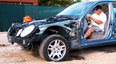 Cu viteză prin gropi? Iată ce simte mașina și cum asta arată! (VIDEO) - Photo