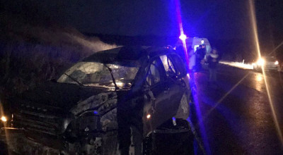Accident tragic la Ungheni! Un tânăr fără permis s-a inversat cu mașina de câteva ori. O pasageră a decedat - Photo