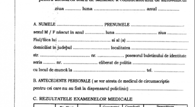 Fără certificat medical la restabiliarea permisului de conducere! O nouă completare de lege ar putea fi aprobată - Photo