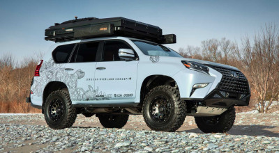 Reprezentanța canadiană Lexus, a pregătit un GX pentru călători cu un cort pe acoperiș! - Photo
