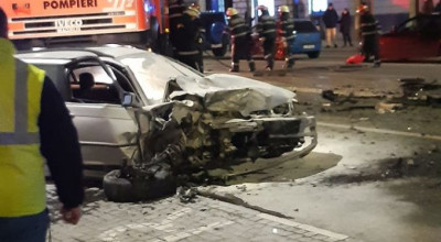 Tânăr moldovean, BEAT la volanul unui BMW, a ucis o persoană într-un accident, provocat în Cluj, România - Photo
