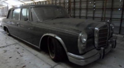 În Olanda a fost găsit legendarul Mercedes-Benz 600 W100 produs în anul 1965, cu parcurs de ZERO kilometri! - Photo