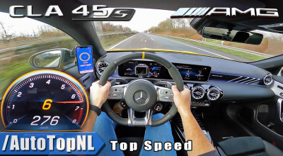 Mercedes-AMG CLA 45 S culcă vitezometrul pe autostradă, cu ai săi 415 cai putere (VIDEO) - Photo