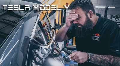 Tesla Model Y livrate clienților prezintă deja probleme. Caroserie vopsită prost și software cu bube - Photo