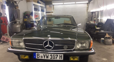 Mercedes SL R107 de vânzare în Chișinău! Vezi cum arată și cât costă legendarul roadster - Photo