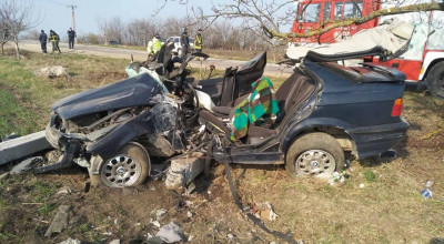 A rupt BMW-ul în două, dar a scăpat cu viață! - Photo