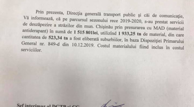 În sfârșit, am scăpat de iarnă și am cheltuit ”doar” 1.5 milioane lei pentru deszăpezire! - Photo