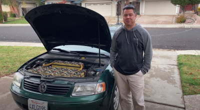 Și-a transformat Passat-ul său într-un EV cu 10 ani în urmă! Are deja 140.000 km parcurși - Photo