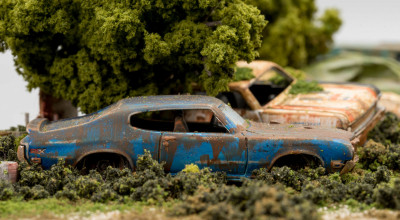 De plictiseală: Îți poți face propria grădină cu mașini abandonate - Photo