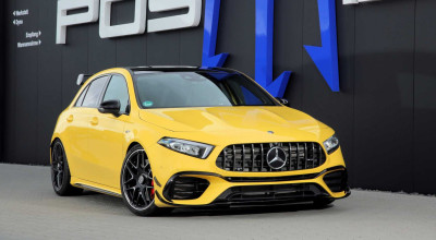 Hatchback cu putere de supercar! Tunerii germani au forțat noul Mercedes-AMG A45 S până la 525 CP - Photo