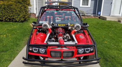 Vezi acest BMW Seria 3 E36 cu un exterior groaznic și motor V8 de 1.000 CP! - Photo