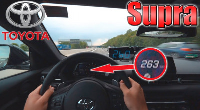 (VIDEO) Vezi cum noua Toyota GR Supra accelerează depășind viteza maximă declarată de producător! - Photo
