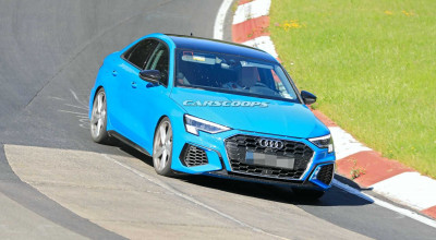 Audi nu s-a sfiit să-și prezinte noul S3, total dezgolit, pe circuitul de la Nürburgring - Photo