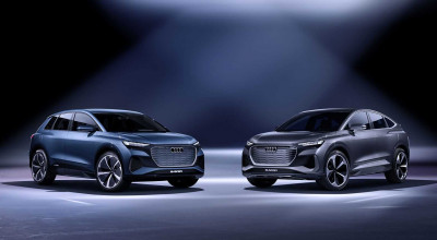 Audi a prezentat noul Q4 Sportback e-tron sub formă de concept! Versiunea de serie va debuta oficial în 2021 - Photo
