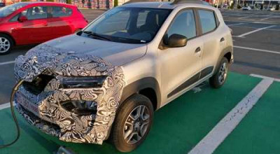 EXCLUSIV: Cea mai ecologică Dacia, versiunea electrică Spring a fost surprinsă în România - Photo