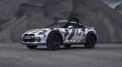 Iată cel mai off-road ready Nissan GT-R construit vreodată! Vezi ce modificări i-au fost aduse pentru a demonstra performanțe pe teren accidentat - Photo