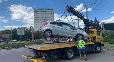 Pretura sec. Râșcani anunță că a demarat evacuarea mașinilor care generează dificultăți la circulația rutieră! - Photo