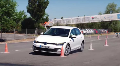 Rezultate sub așteptări, pentru noul Volkswagen Golf 8, la testul elanului (VIDEO) - Photo