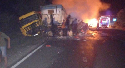 (VIDEO) IGP vine cu o reacție asupra accidentului cu implicarea a trei camioane, în care un tânăr a ars de viu - Photo