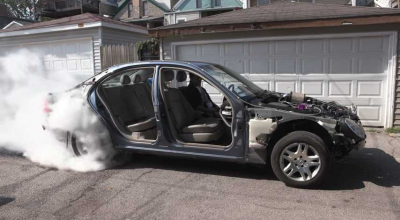 (VIDEO) Află cum arată o anvelopă în timpul unui burnout extrem! Oare cât va rezista? - Photo