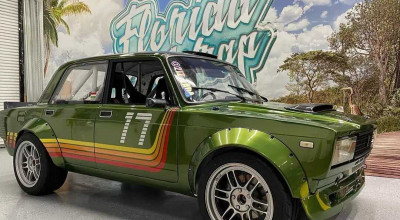 Un american și-a construit o mașină de curse cu motor 2JZ de 500 CP dintr-o Lada 2105! - Photo