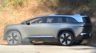 SUV-ul full electric Lucid a fost surprins pe drumurile publice din California - Photo