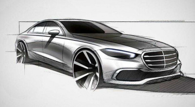 Mercedes publică ultimul teaser cu viitorul S-Class, înainte de prezentarea oficială - Photo