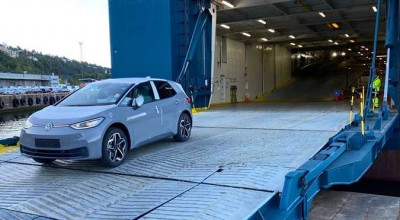 Primele exemplare ale noului Volkswagen ID.3 au ajuns în Norvegia. Clienții îl vor primi în câteva zile - Photo