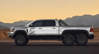 Hennessey construiește un pickup 6x6 extrem. Se numește Mammoth și are 1.200 CP sub capotă - Photo